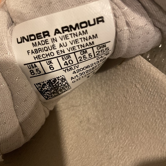 UNDER ARMOUR - HOVR Sonic Running Shoe - White/Grey - Women’s 8.5 (US) - Picture 7 of 7